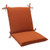 Solid Outdoor Patio Square Edged Chair Cushion - 36.5" - Burnt Orange - IMAGE 1