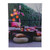 LED Lighted Pink Orchid and Candle Lantern Patio Party Scene Canvas Wall Art 15.75" x 11.75" - IMAGE 1