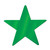 Club Pack of 36 Starry Night Themed Green Metallic Foil Star Cutout Party Decorations 9" - IMAGE 1