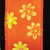 Orange and Yellow Floral Wired Craft Ribbon 1.5" x 40 Yards - IMAGE 2