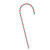 Set of 2 Red and Green Striped Candy Cane Christmas Ornaments 18" - IMAGE 2