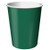 Hot and Cold Disposable Paper Drinking Party Tumbler Cups - 9oz. - Hunter Green - Club Pack of 240 - IMAGE 1