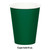 Hot and Cold Disposable Paper Drinking Party Tumbler Cups - 9oz. - Hunter Green - Club Pack of 240 - IMAGE 2