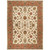 8' x 11' Orange and Khaki Green Hand Tufted Rectangular Area Throw Rug - IMAGE 1