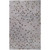 5' x 8' Gray Floral Wool Rectangular Area Throw Rug - IMAGE 1