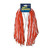 School Spirit Cheerleading Pom Pom Shakers - 12" - Red and White - Pack of 48 - IMAGE 1