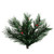 Pre-lit Midnight Green Pine Christmas Wreath - 30-Inch, Red Dura Lights - IMAGE 2