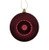 6ct Burgundy Red Retro Reflector Shatterproof Matte Christmas Ball Ornaments 4" (100mm) - IMAGE 1