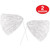 School Spirit Cheerleading Pom Pom Shakers - 12" - White - Pack of 48 - IMAGE 3