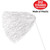 School Spirit Cheerleading Pom Pom Shakers - 12" - White - Pack of 48 - IMAGE 4