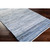 2.5' x 8' Simply Striped Blue, White and Gray Reversible Hand Loomed Recycled Denim Throw Rug Runner - IMAGE 5