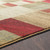 8' Burgundy Red and Beige Contemporary Round Area Throw Rug - IMAGE 5