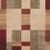 8' Burgundy Red and Beige Contemporary Round Area Throw Rug - IMAGE 6