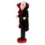 14" Black and Red Wooden Vampire Halloween Nutcracker - IMAGE 3