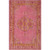 2' x 3' Rouge Pink and Purple Wool Rectangular Area Throw Rug - IMAGE 1