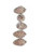 6' x 2.75" Brown and White Frosted Pine Cone Artificial Christmas Garland - Unlit - IMAGE 2