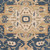 9.75' x 9.75' Elegant Caesar Blue and Brown Hand Tufted Wool Square Area Throw Rug - IMAGE 5