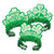 Pack of 50 St. Patrick's Day Regal Tiara Costume Accessories - IMAGE 1