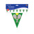 Tennis Pennant Party Banners - 10' - Green - Pack of 12 - IMAGE 2