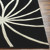 6' x 9' Black and White Contemporary Hand Tufted Rectangular Wool Area Throw Rug - IMAGE 5