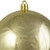 Shiny Champagne Gold Shatterproof Christmas Ball Ornament 4" (100mm) - IMAGE 2