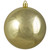 Shiny Champagne Gold Shatterproof Christmas Ball Ornament 4" (100mm) - IMAGE 1