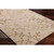 2.5' x 8' Brown and Blue Contemporary Hand Tufted Floral Rectangular Wool Area Throw Rug Runner - IMAGE 3