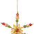 Beaded Floral Snowflake Christmas Ornaments - 6" - Gold - Set of 3 - IMAGE 6