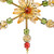Kurt S. Adler 3ct Tuscan Beaded Snowflake Christmas Ornament Set 6" - Traditional Colored