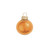 Shiny Finish Glass Christmas Ball Ornaments 6" (150mm) - Orange - 2ct - IMAGE 1