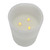 8" White Battery Operated Flameless LED Wick Flickering Pillar Candle - IMAGE 2