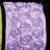 Purple Floral Wired Craft Ribbon 4" x 10 Yards - IMAGE 1