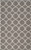 2' x 3' Gray and White Geometric Area Throw Rug - IMAGE 1