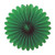 Tissue Paper Mini Accordion Fan Party Decorations - 6" - Green - Pack of 72 - IMAGE 1