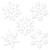 Mini Snowflake Cutout Christmas Decorations - 4.5" - Pack of 24 - IMAGE 1