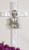 7.25" White and Silver Girl's Mother of Pearl First Communion Wall Cross - IMAGE 3