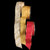 Gold Music Notes Printed Taffeta Wired Craft Ribbon 1.5" x 27 Yards - IMAGE 1