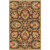 9' x 12' Brown and Ivory Contemporary Hand Tufted Floral Rectangular Wool Area Throw Rug - IMAGE 1