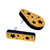 Club Pack of 20 Gold and Black Star Noisemaker Party Favors - IMAGE 1