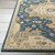 2' x 4' Elegant Caesar Slate Blue Gray and Champagne Beige Hearth Hand Tufted Wool Area Throw Rug - IMAGE 3