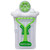 Inflatable Margarita Swimming Pool Float - 74" - Green and White - IMAGE 2