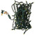 100 Orange LED Wide Angle Commercial Grade Christmas Lights - 48.75 ft White Wire - IMAGE 4