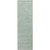 2.5' x 8' Rogue Love Mint Green Wool Area Throw Rug Runner - IMAGE 1