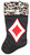 19" Black and Red Deck of Cards Christmas Stocking - IMAGE 2