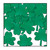 Club Pack of 12 Green Shamrock St. Patrick's Day Confetti Bags 1 oz. - IMAGE 1