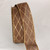 Dazzling Brown and Gold Diamond Dot Wired Craft Ribbon 1.5" x 40 Yards - IMAGE 1