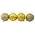 12ct Gold Shatterproof 4-Finish Christmas Ball Ornaments 4" (100mm) - IMAGE 4