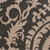 2.25' x 4.5' Flowery Maze Pale Black and Taupe Shed-Free Area Throw Rug - IMAGE 4