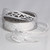 White Cut Out Hearts Woven Edge Craft Ribbon 1" x 80 Yards - IMAGE 2