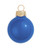 Pearl Finish Glass Christmas Ball Ornaments - 4.75" (120mm) - Blue Delft - 4ct - IMAGE 1